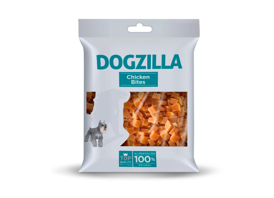 Dogzilla 4 bolsitas x 90 g Dogzilla bocados de pollo para perros ¡Pack Ahorro!