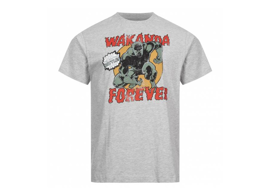 Lizenz Maravilla Black Panther Wakanda Forever Hombre Camiseta FBMTS717SPO