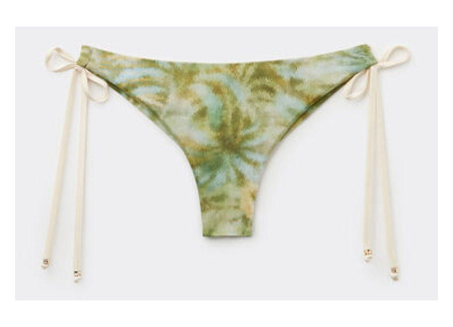 Calzedonia Braga de Bikini Brasileña Blurred Palms Mujer Verde Tamaño