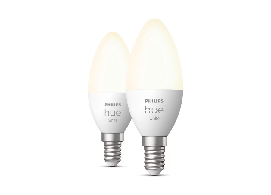 Philips Hue White Vela – Bombilla Inteligente E14 – (paquete De 2)