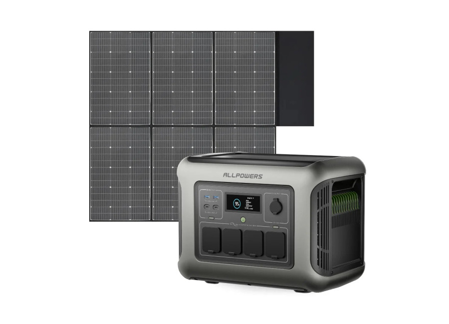 Allpowers ES ALLPOWERS Generador Solar 1600W (R1500 LITE + SP039 Panel Solar 600W) – R1500 LITE+1*( SP039 Panel Solar 600W)