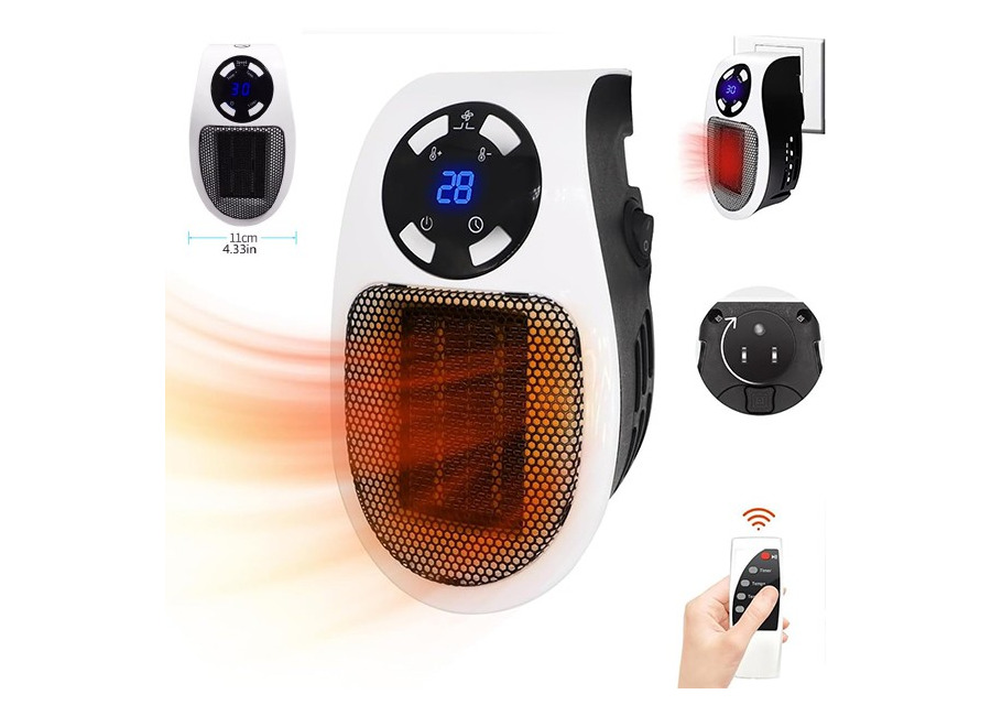 Mini CALEFACTOR HANDY HEATER CON MANDO A DISTANCIA Insta Heater Fast Quick Heater wanderheat