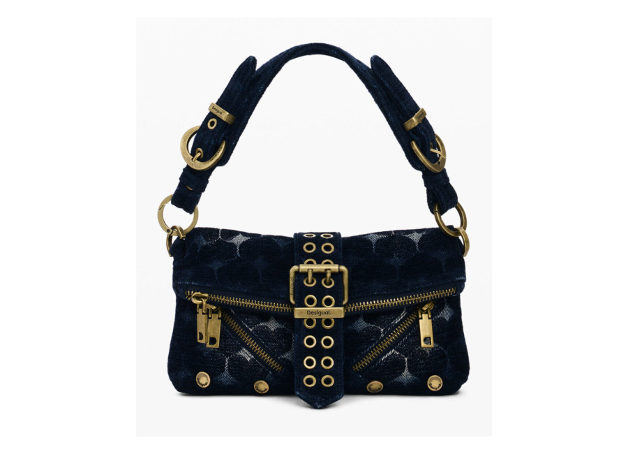 Desigual Bolso hebillas pequeño, Mujer, MarróN, U