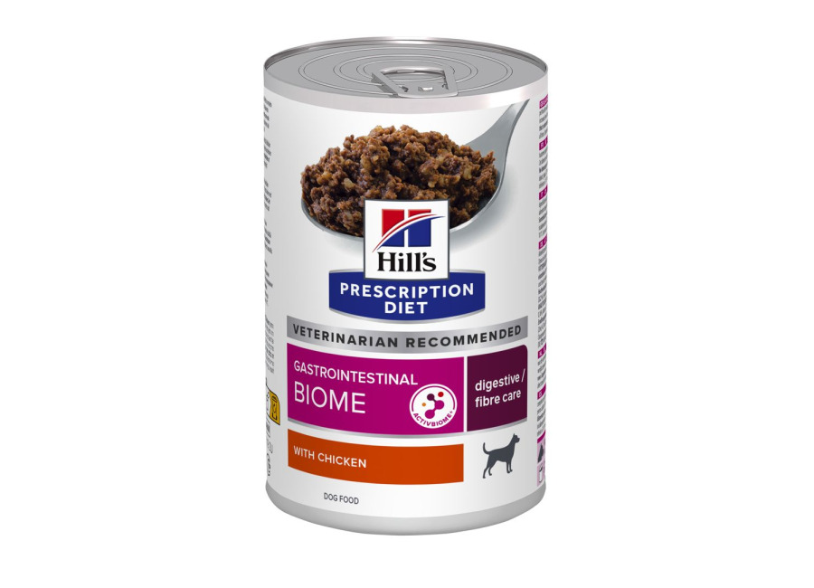 Hill’s Prescription Diet Gastrointestinal Biome con pollo para perros – 12 x 370 g