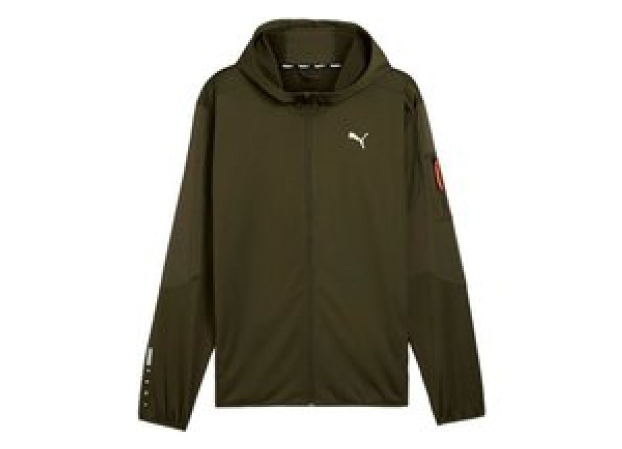 Puma Chaqueta de Fitness Puma Flex Panelled Hombre Verde