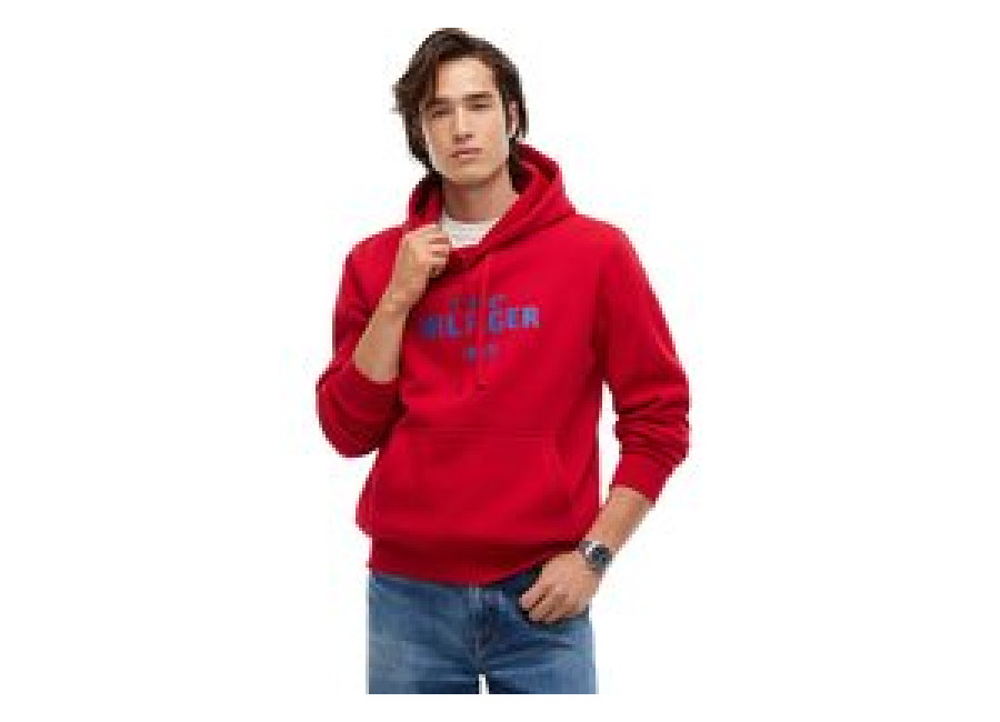 Tommy Hilfiger Sudadera con capucha – Hoodie rojo