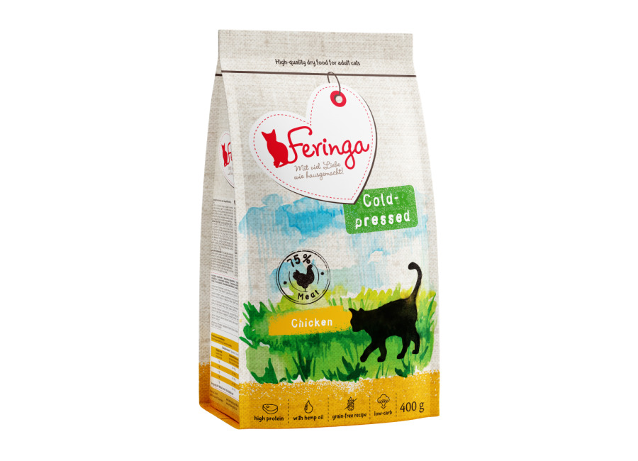 Feringa Adult prensado en frío con pollo – 3 x 400 g – Pack Ahorro