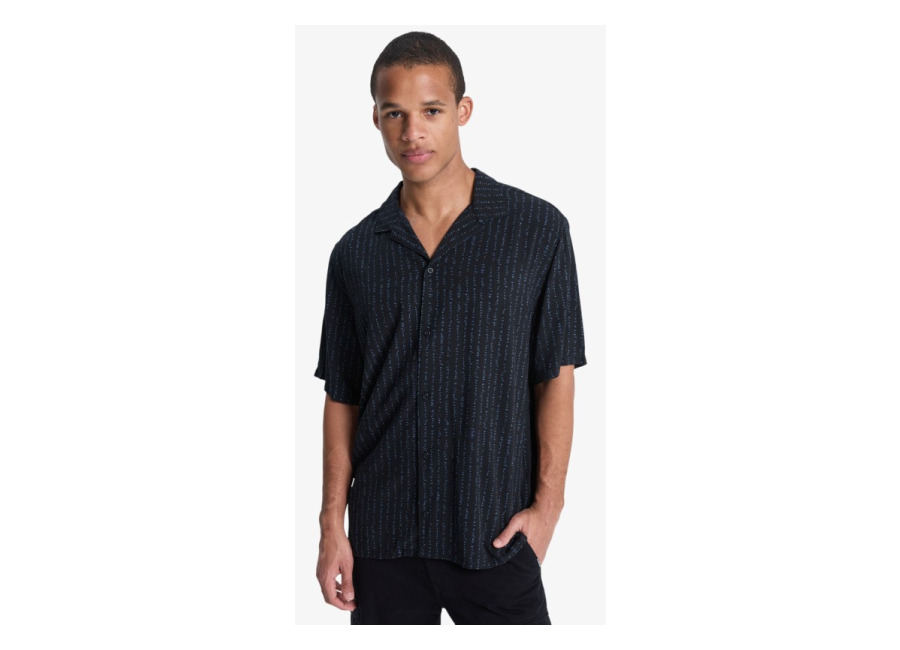 Quiksilver – Safe Paradise – Camisa de Manga Corta Marrón Hombre