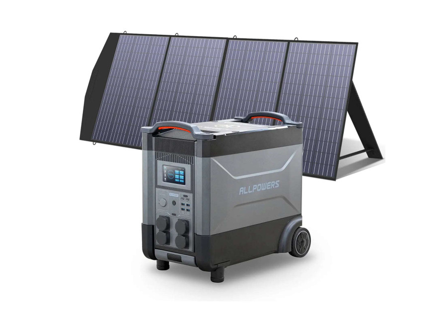 Allpowers Generador Solar 4000W ( R4000R4000 V2 + SP033 Panel Solar 200W) – R4000 V2+ 1 * ( SP033 200W Solar Panel)