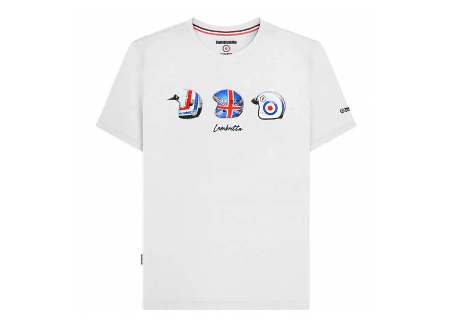 Lambretta Helmet Tee Hombre Camiseta