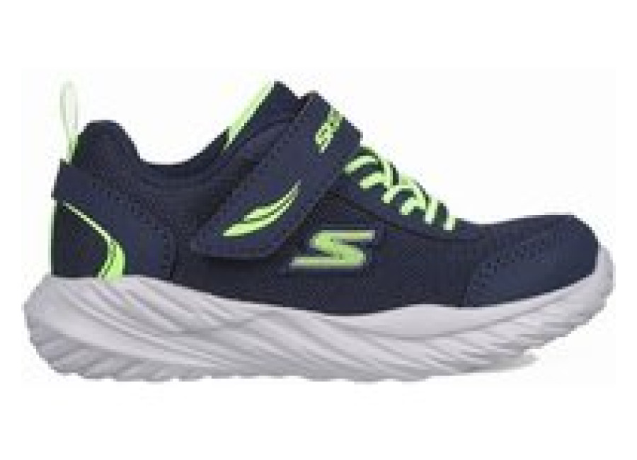Skechers Zapatillas Skechers Nitro Sprint-Rowzer Niño Navy Textile/ Synthetic/ Lime Tri