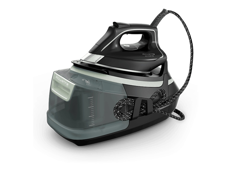 Rowenta Centro de planchado – Rowenta Eco Steam Pro , 2800 W, 7.8 bar, 140 g/min, Golpe Vapor 500 1.3 L, Suela Microsteam 400 HD 3D Laser, Verde