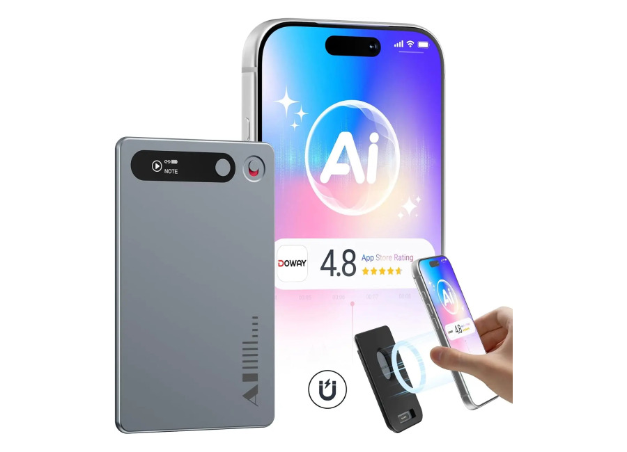 Grabadora de Voz con IA MECHEN de 64 GB, Dispositivo de Toma de Notas con IA…