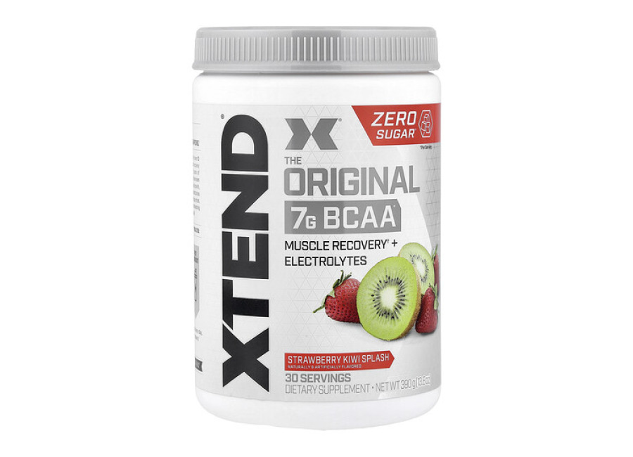 Xtend 7 G de BCAA, Salpicadura de fresa y kiwi, 390 g (13,8 oz)