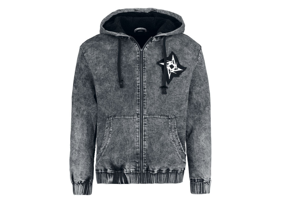 metallica Chaqueta entre-tiempo de Metallica – EMP Signature Collection – Fleecefutter – M 3XL – para Hombre – Gri