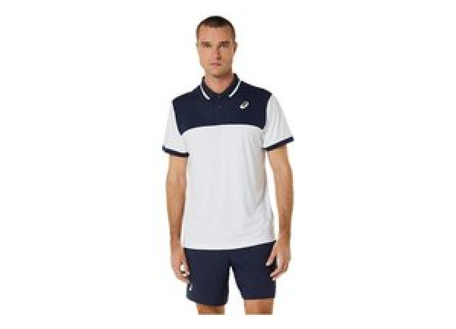 Asics Polo de Tenis ASICS Court Hombre Blanco