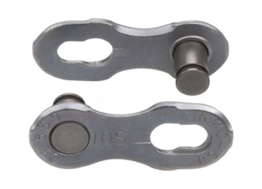 Kmc Enganche de cadena KMC 10V 5.9mm 2 ud. Plata