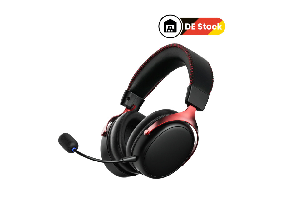 Akko Verge S9 Ultra Gaming Headset (Black & Red)