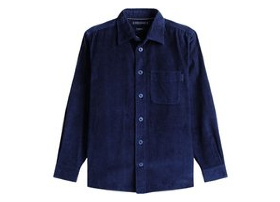 Tommy Hilfiger Relaxed Corduroy Overshirt – Navy