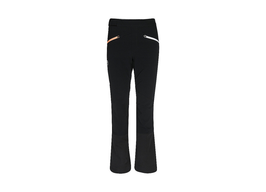 Ortovox Pantalón Softshell de Travesía para Mujer Col Becchei negro