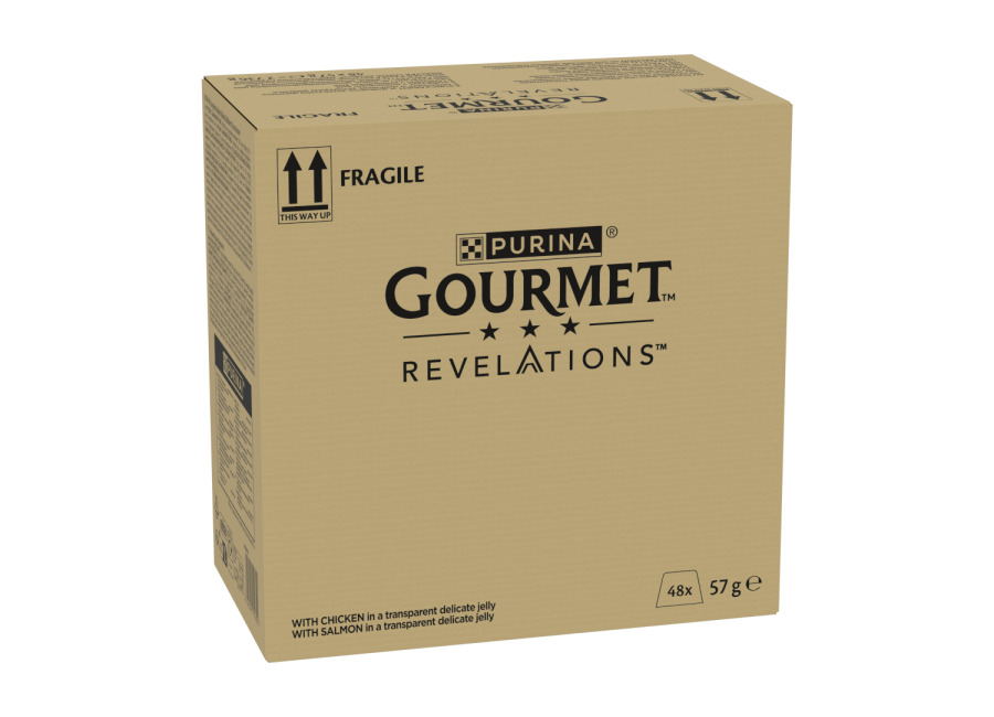 Gourmet Megapack Gourmet Revelations Fine Cuts 48 x 57 g – Pollo y salmón