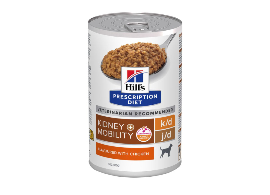 Hill’s Prescription Diet k/d + Mobility con pollo – 12 x 370 g