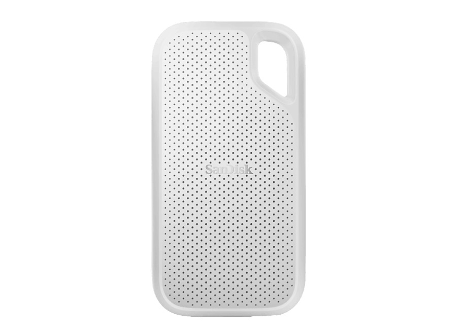 Sandisk Disco duro SSD externo 4TB – SanDisk Extreme Portable SSD, 2.5″, Hasta 1050 MB/s, NVMe, USB 3.2, IP65, Blanco