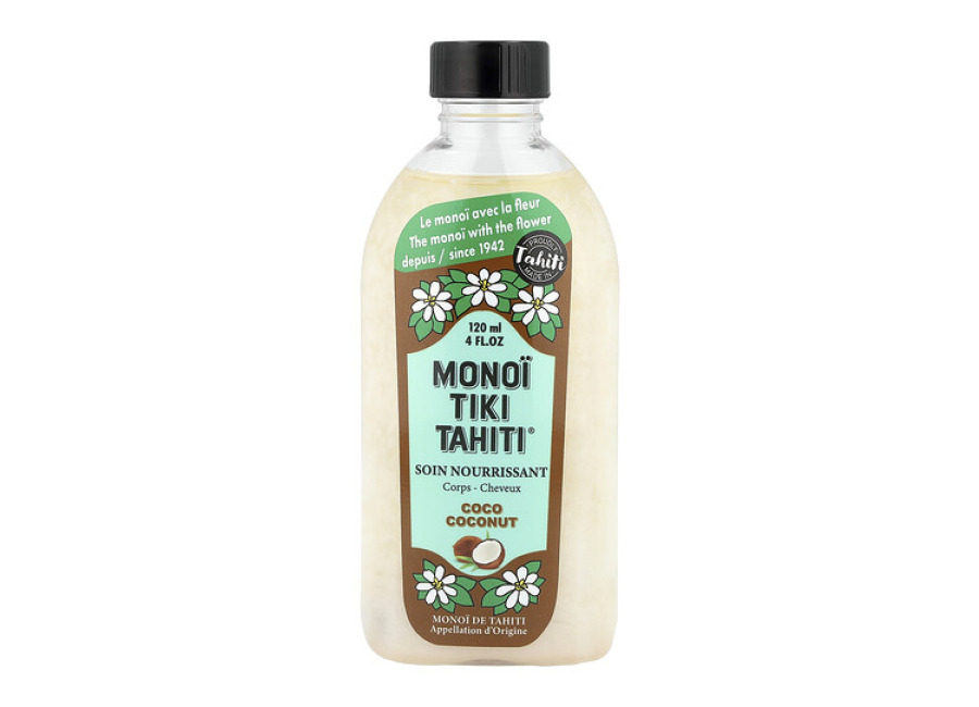 Monoi Tiare Tahiti Monoi Tiki Tahiti®, Aceite de coco, Coco Coco, 120 ml (4 oz. líq.)