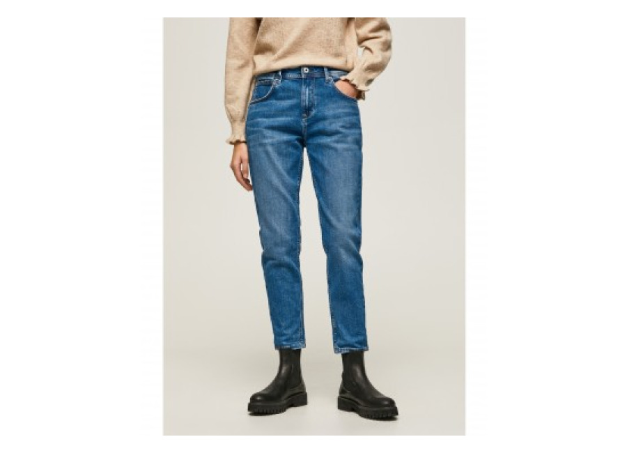 Pepe Jeans para mujer. Jeans Violet azul (32/32), Casual, Algodón, Denim, Sostenible
