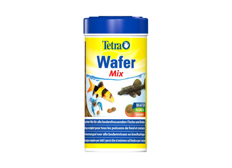 Tetra 0.25 L TetraWafer Mix Tabletas para peces fitófagos y carnívoro