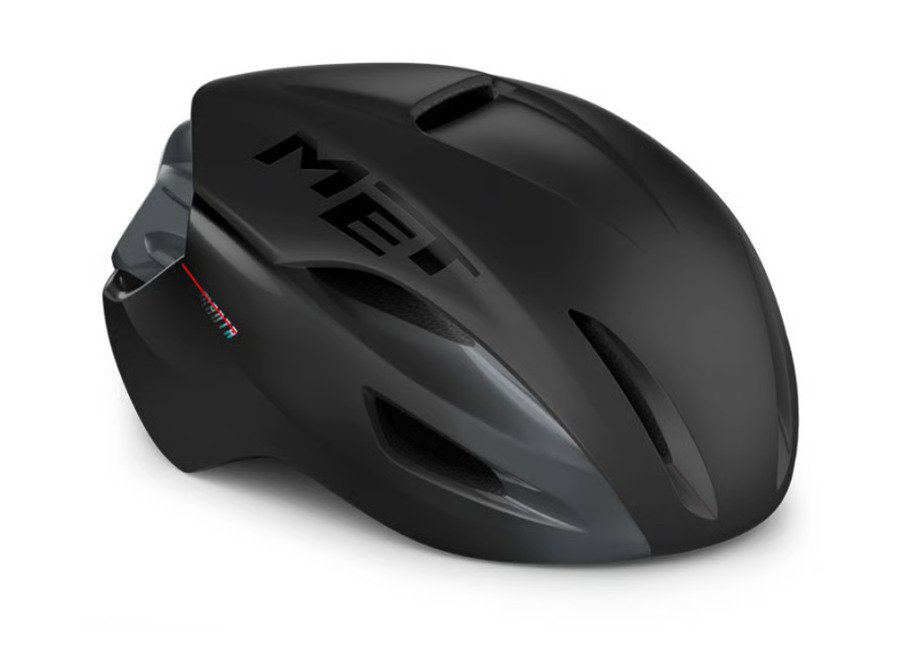 Met Casco MET Manta MIPS Negro Brillo, Talla M (56-58 cm)