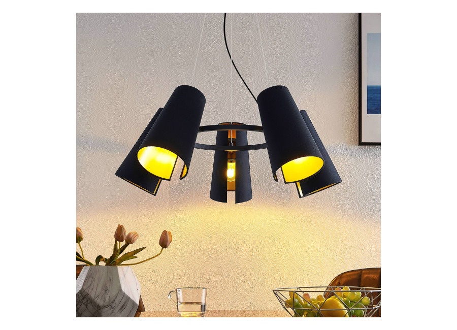 Lucande Kemoni lámpara colgante, 5 luce
