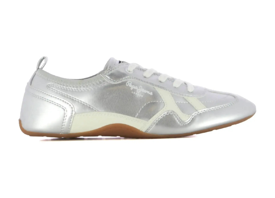 Pepe Jeans Zapatillas plateadas mujer NOA SHINE W Pepe Jean