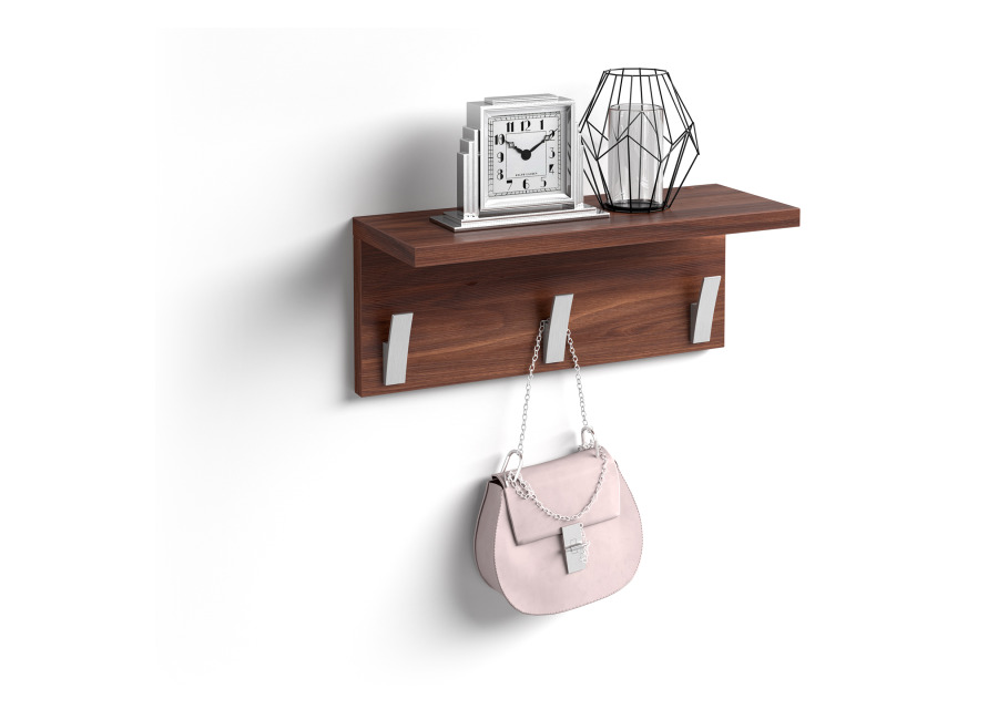 Mobili Fiver Perchero de pared Rachele, 40 cm, color Noga