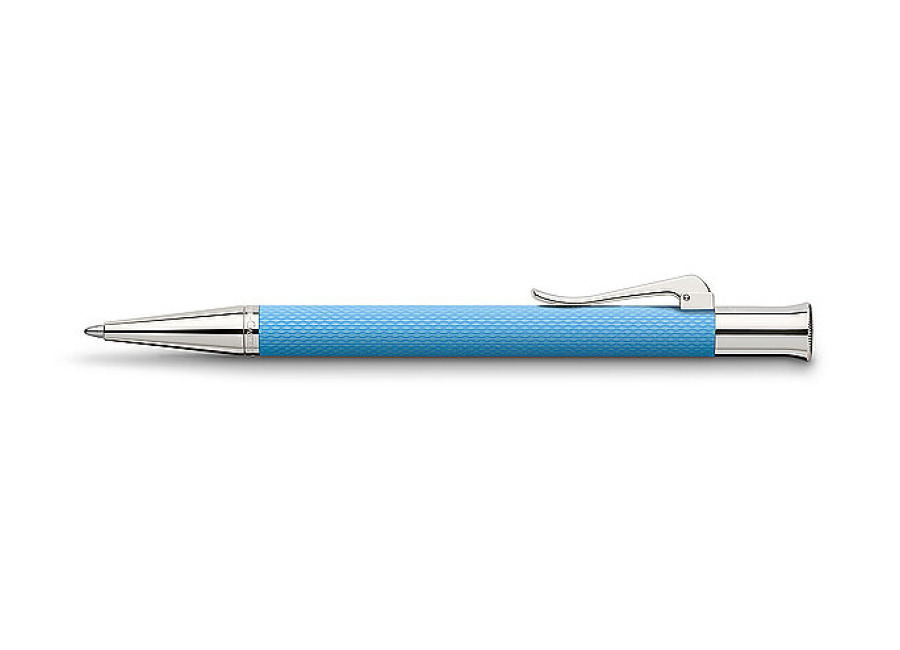 Graf von Faber-Castell Bolígrafo giratorio Guilloche Gulf Blue azu