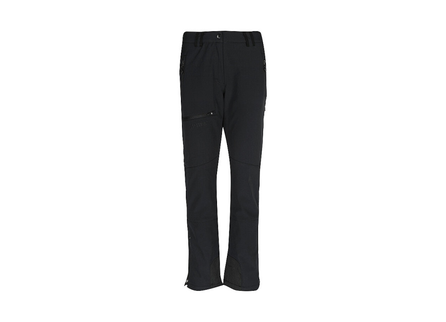 maier sports Pantalones de senderismo Adakit para mujer con paranieves negro 40 (corto)