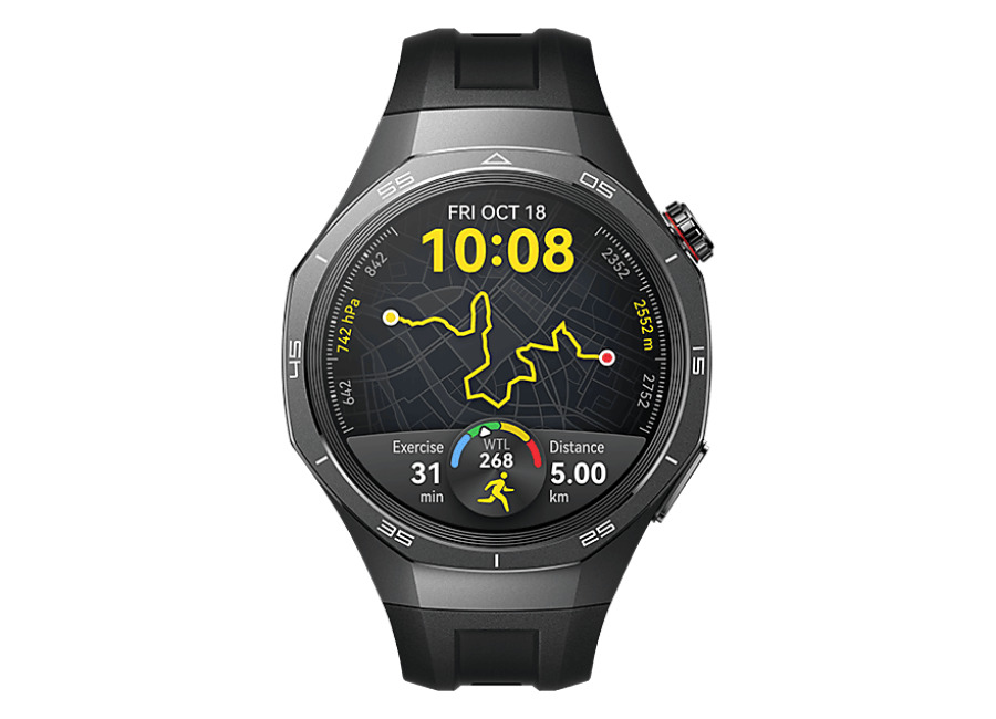 Reloj HUAWEI Smartwatch – Huawei Watch GT5 Pro 46mm, Llamadas BT, Respuesta con Teclado, 14 días batería, Compatible iOS/Android, Correa Fluoroelastóm