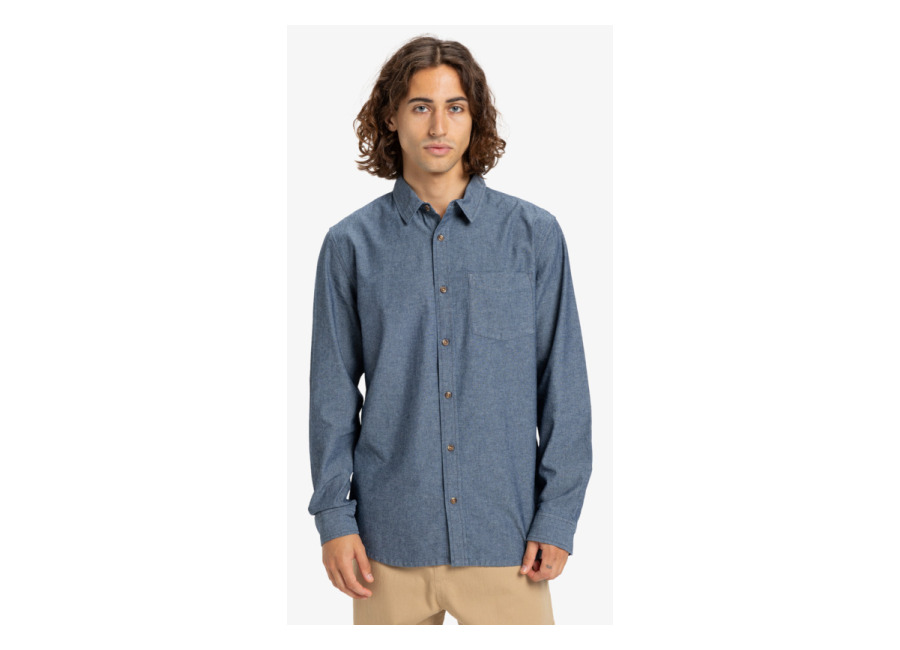 Quiksilver – Yosemite Chambrayls – Camisa de manga larga Azul hombre