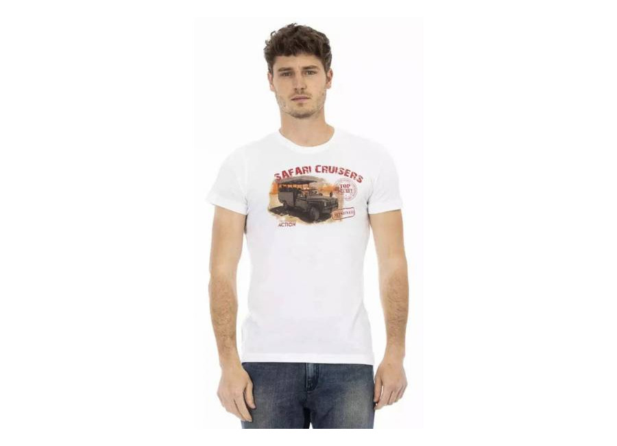 Trussardi Action Hombre Safari Cruisers Camiseta Blanco 2AT02B001