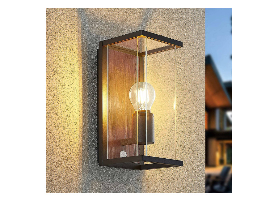 Lucande Elwin aplique, 1 luz, sensor