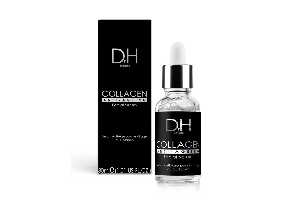 skinChemists Dr H Sérum Facial Antiedad con Colágeno 30ml para una Piel Firme y Joven