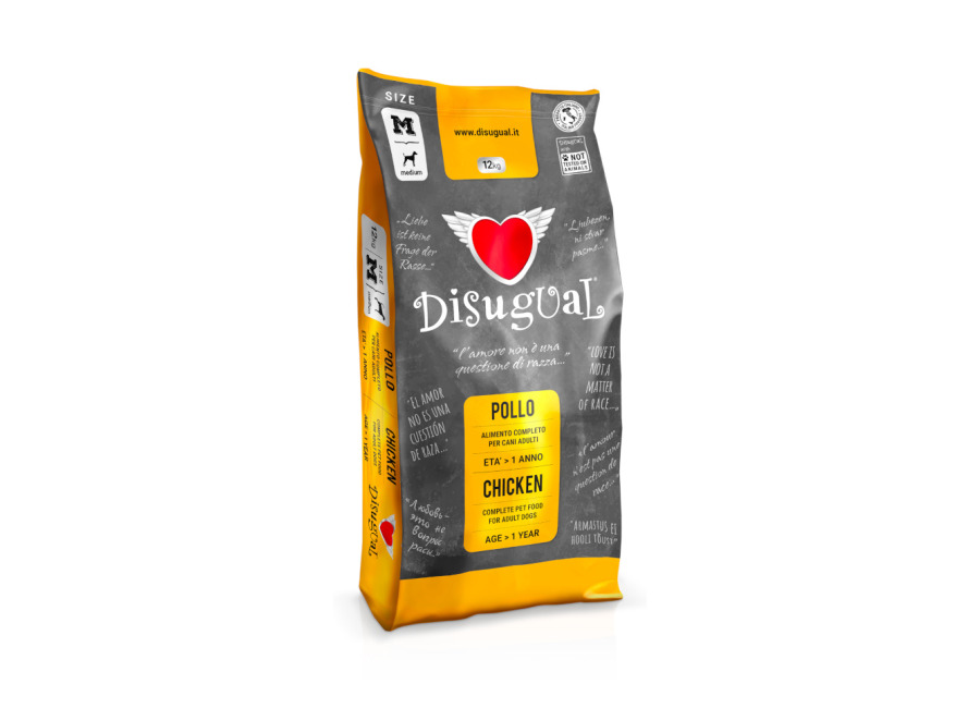 Disugual 12 kg Disugual Medium Adult Pollo pienso para perro