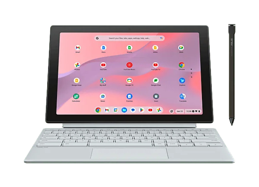 Asus Portátil – ASUS Chromebook CM30 , 10.5 » WUXGA, MediaTek Kompanio 520, 8 GB RAM, 128 eMMC, Mali-G52, Google Chrome O