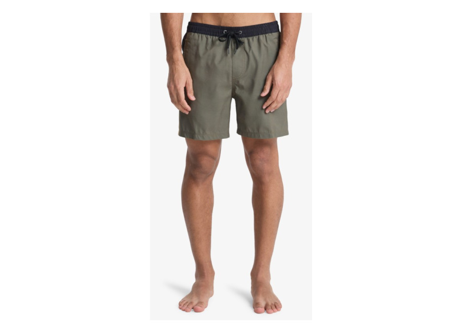 Quiksilver – Everyday Holmes Volley 16″ – Short de Natación Verde Hombre