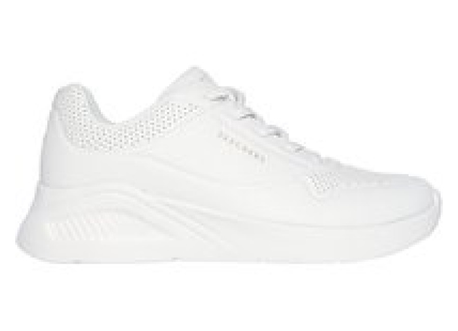 Skechers Zapatillas Skechers Uno Lite Blanco Duraleather Mujer