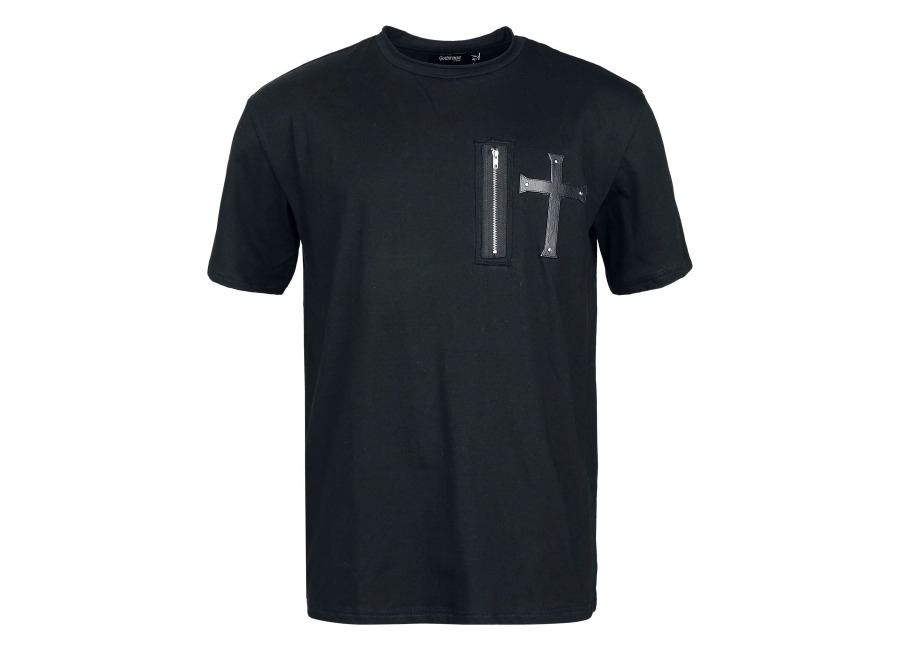 Gothicana by EMP Camiseta Gótico de Gothicana by EMP – Cross – M XXL – para Hombre – Negro