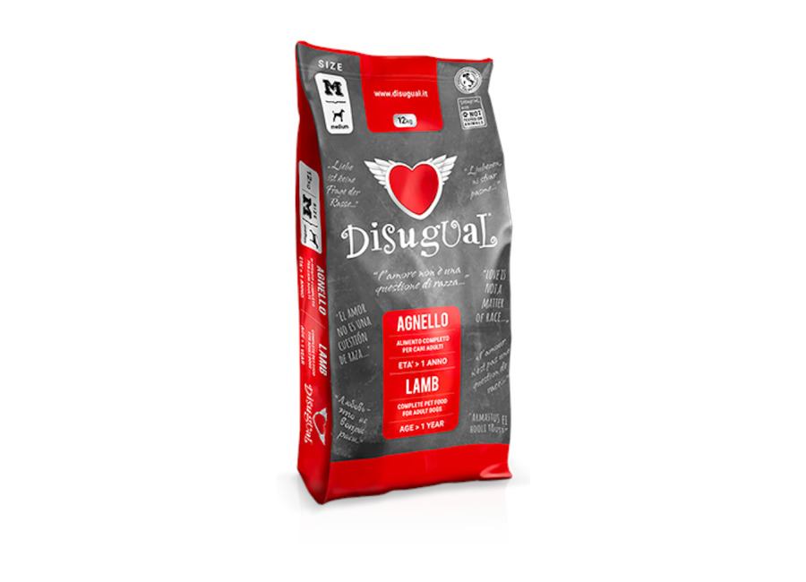 Disugual 12 kg Disugual Medium Adult Cordero pienso para perro
