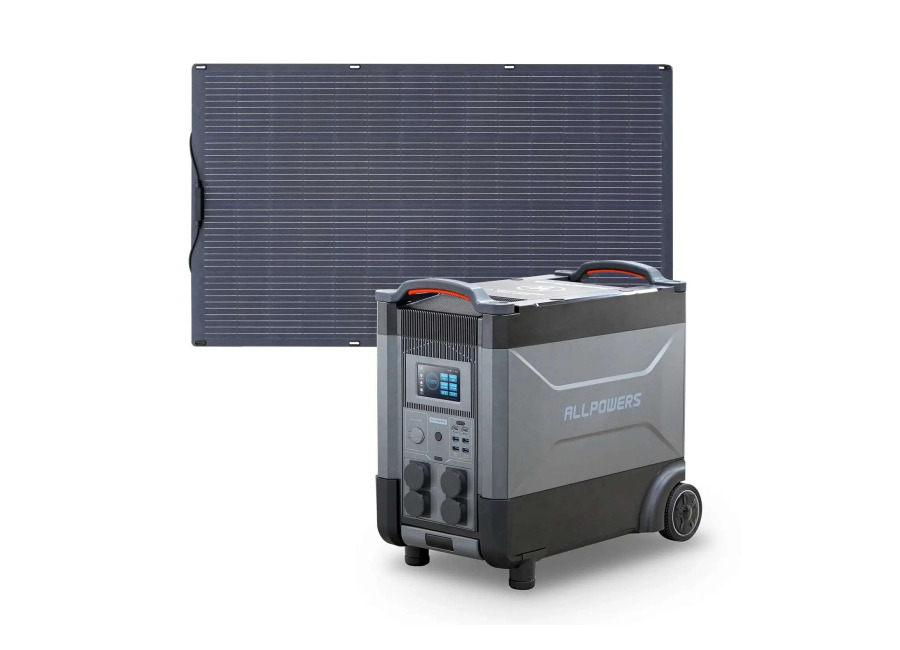 Allpowers Generador Solar 4000W ( R4000R4000 V2 + SF200 Panel Solar Flexible 200W) – R4000 V2 +1 * (SF200 200W Panel Solar )