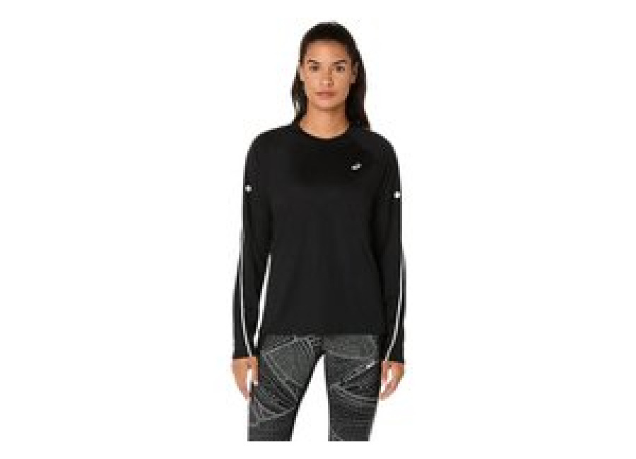Asics Maglia Asics Road Lite Show LS Nera Donna, Taglia