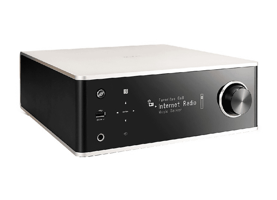 Denon Receptor estéreo – Denon DRA-100, 2 canales, 140W, WiFi, Bluetooth, USB, Radio, Pantalla OLED